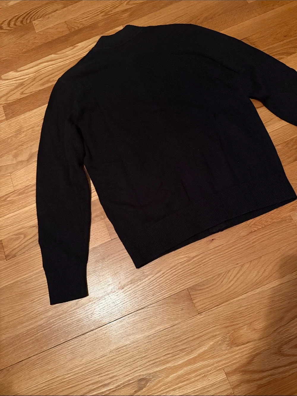 GAP Men's Black Full-Zip Knit Jacket